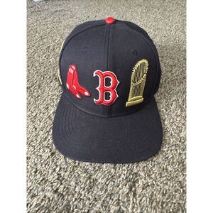 BOSTON RED SOX CITY DOUBLE FRONT LOGO SNAPBACK‎ HAT Pro standard